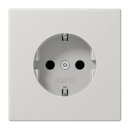 Jung LS1520NLG SCHUKO socket, 16 A 250 V ~, without claws, Duroplast, LS series, light grey