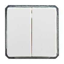 ELSO 212664 double changeover switch 16A pure white