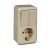 ELSO 388500 10/16A CONTURA pearl white surface-mounted combination series switch