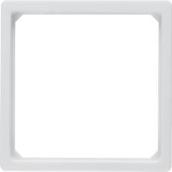 Berker 11096079 adapter ring for central piece 50 x 50 mm polar white velvet Berker Q.1/Q.3
