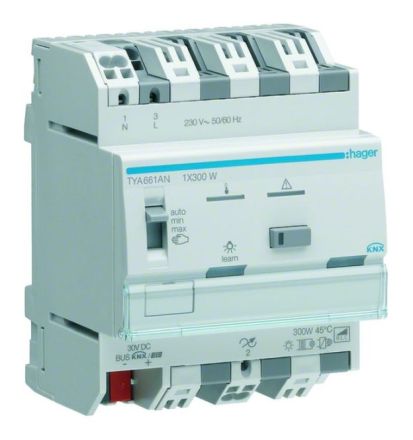 HAGER TYA661AN KNX dimming actuator | 1x, 300W