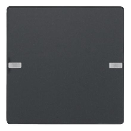 BERKER 80141326 KNX easy push button sensor comfort Q.1/Q.3 | 1-way | anthracite velvet lacquered