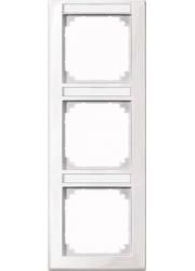 MERTEN 470319 Frame 3-way vertical polar white glossy