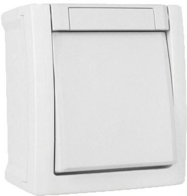 HHG 90591104-DE FR-surface-mounted white changeover switch