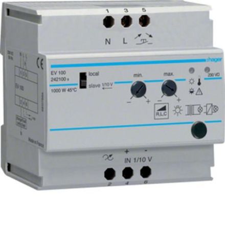 Hager EV100 remote dimmer 1000W