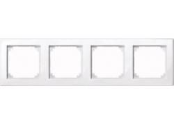 MERTEN 478425 frame 4-way active white glossy