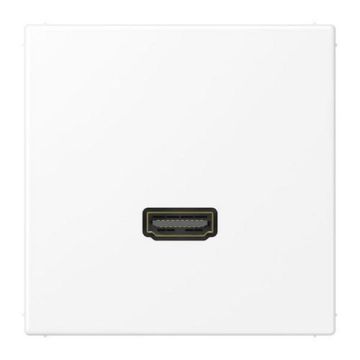 Jung MALS1112WWM Multimedia connection system HDMI, LS series, snow white matt