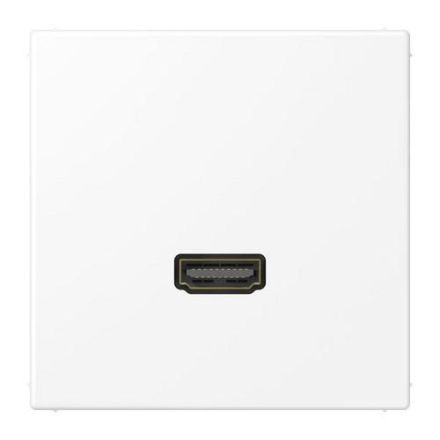 Jung MALS1112WWM Multimedia connection system HDMI, LS series, snow white matt