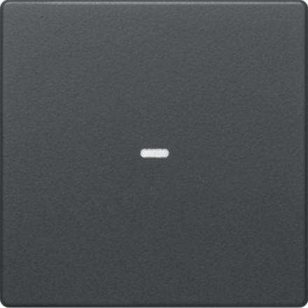 BERKER 80960226 Cover for push button sensor Q.1/Q.3 | 1-way | anthracite velvet lacquered