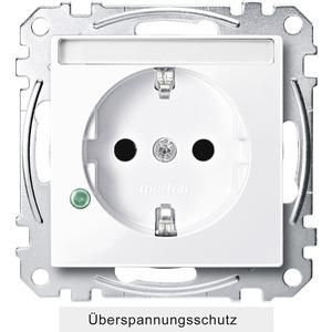 MERTEN MEG2305-0325 SCHUKO socket active white glossy