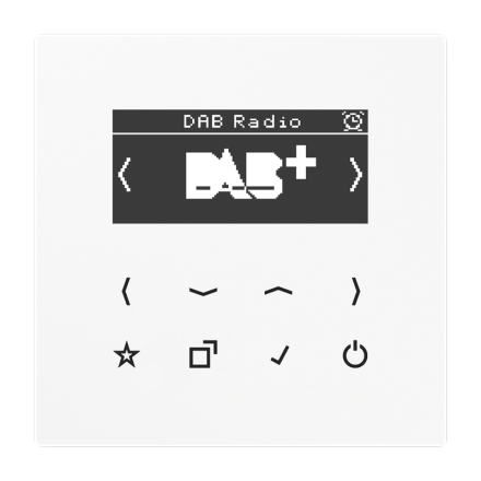 Jung DABLSWW Smart Radio DAB+, LS series, alpine white
