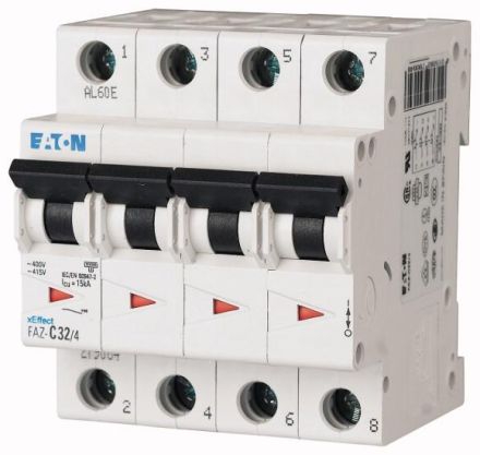 Eaton FAZ-B20/4 circuit breaker, 279036