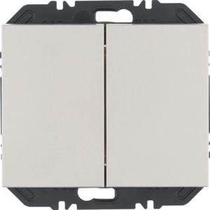 BERKER 24127104 EnOcean pushbutton sensor K.1/K.5 | 2-fold | stainless steel