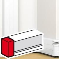Legrand 075616 end piece 50x180 , (pure white)