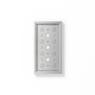 Siedle 210012263-00 GA 612-4/2-01 SM silver-metallic surface-mounted housing