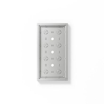 Siedle 210012263-00 GA 612-4/2-01 SM silver-metallic surface-mounted housing