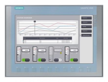 Siemens 6AG1123-2MB03-2AX0 SIPLUS HMI KTP1200 BASIC Comfort Panel