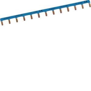 Hager KB163N comb bar 63A 1-pole 10qmm blue