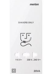 MERTEN 213619 Central plate polar white glossy System M