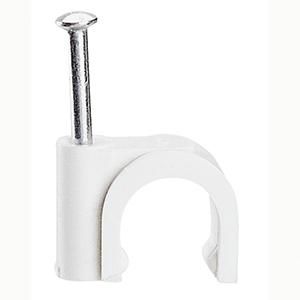 Legrand 031558 nail clamp CABLE 9mm white, (pure white)
