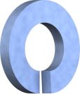 Reisser 000127S021-180000S-1 DIN 127 spring washers, form B, B 18, steel, galvanized, blue pass., packed 50 a