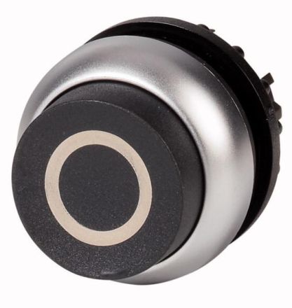 Eaton M22-DRH-S-X0 push button, raised, black 0, latching, 216679