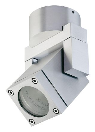 EVN 635414 rotating/black quad. aluminum IP54 GU10 max.35W ceiling light