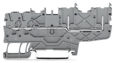Wago 2020-1404 2-wire/2-pin base terminal, for support rail