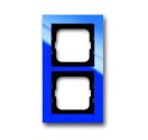 Busch-Jaeger 1722-288 cover frame, 2-way frame blue