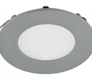 EVN LPR083501 round 5W 350 mA silver IP20 neutral white LED recessed light