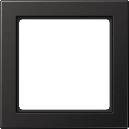 Jung FDAL2981D frame, 1-way, FLAT DESIGN, dark (painted aluminum)