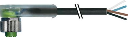 Murrelektronik 7000-12401-6330500 PUR 3x0.34 sw UL/CSA+trailing cable 5m circular connector