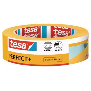 TESA 56537-00000-00 Painter's Tape Perfect+ 50m x 30mm