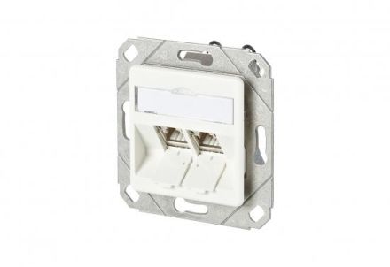 METZ CONNECT 2 Port 180° UPk RAL9010 C6A module, 130B11D21102-E