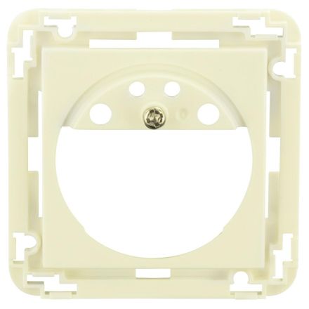 BEG 39076 Indoor180 45x45 pearl white matt central plate