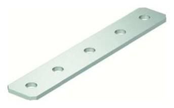 OBO Bettermann GMS 5 VP V2A with 5 holes 250x40x4 connecting plate, 1124691