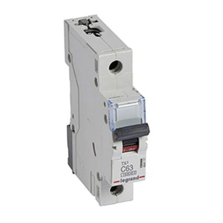 Legrand 404177 Circuit breaker TX3 C63A 1-pole 10kA 1M