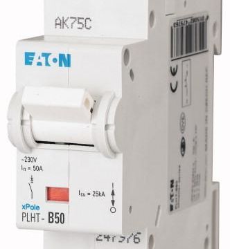 Eaton PLHT-B50 circuit breaker, 50A, 1p, B-Char , 247976