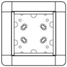 Ritto 1881120 flush-mounted frame 1 module slot, silver
