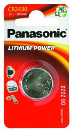 Hückmann 104691 Panasonic CR2430EL/1B Lithium Power Battery