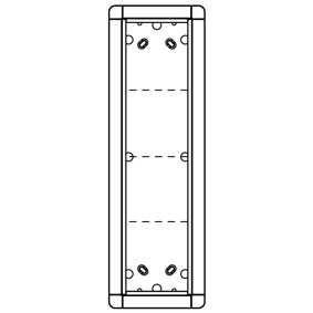 Ritto 1883470 surface-mounted frame 4 module slots, white