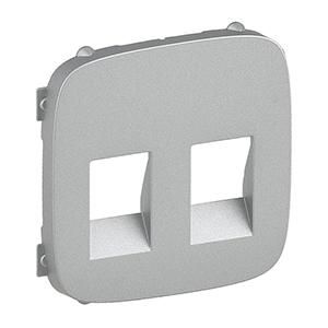 Legrand 755377 Cover Valena Life LOUDSPEAKER OUTPUT 2F AL, (aluminium)