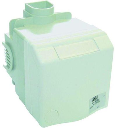 PCE 885-6v 16A 5-pin 6h white 400V IP44 flush-mounted socket
