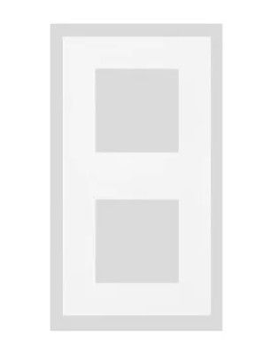 EFAPEL DOUBLE FRAME WHITE