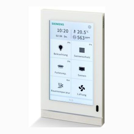 SIEMENS 5WG1205-2AB12 KNX touch panel Touch Control | vertical | white | 5 inches