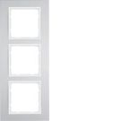 Berker 10133904 frame aluminum/polar white Berker B.3