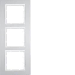 Berker 10133904 frame aluminum/polar white Berker B.3