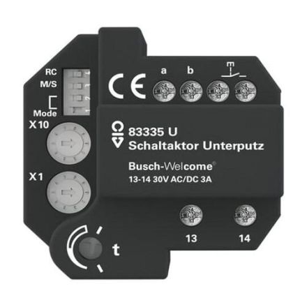 Busch-Jaeger 83335 U flush-mounted switch actuator, for installation in a flush-mounted box