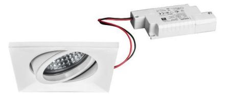 Brumberg 39327073 230V AC 6W 3000K white LED recessed ceiling spotlight