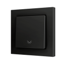 ZENNIO ZS551PB1LA Single button Soft ZS55 | for 1 binary input, light | black